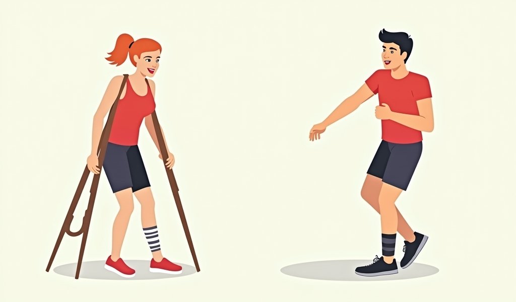 sprained versus broken ankle