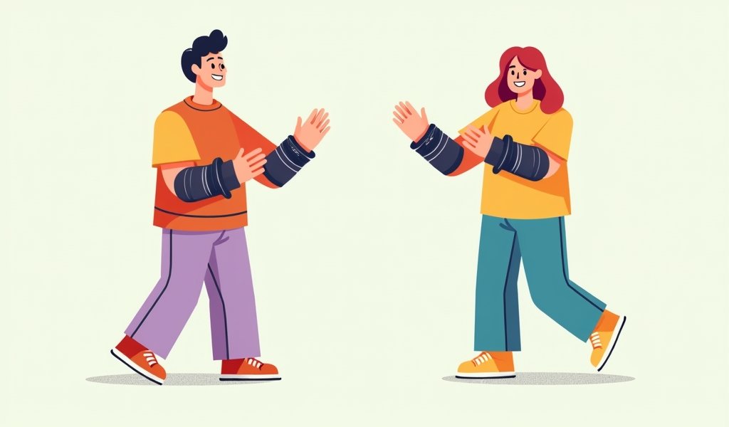 broken wrist or sprained